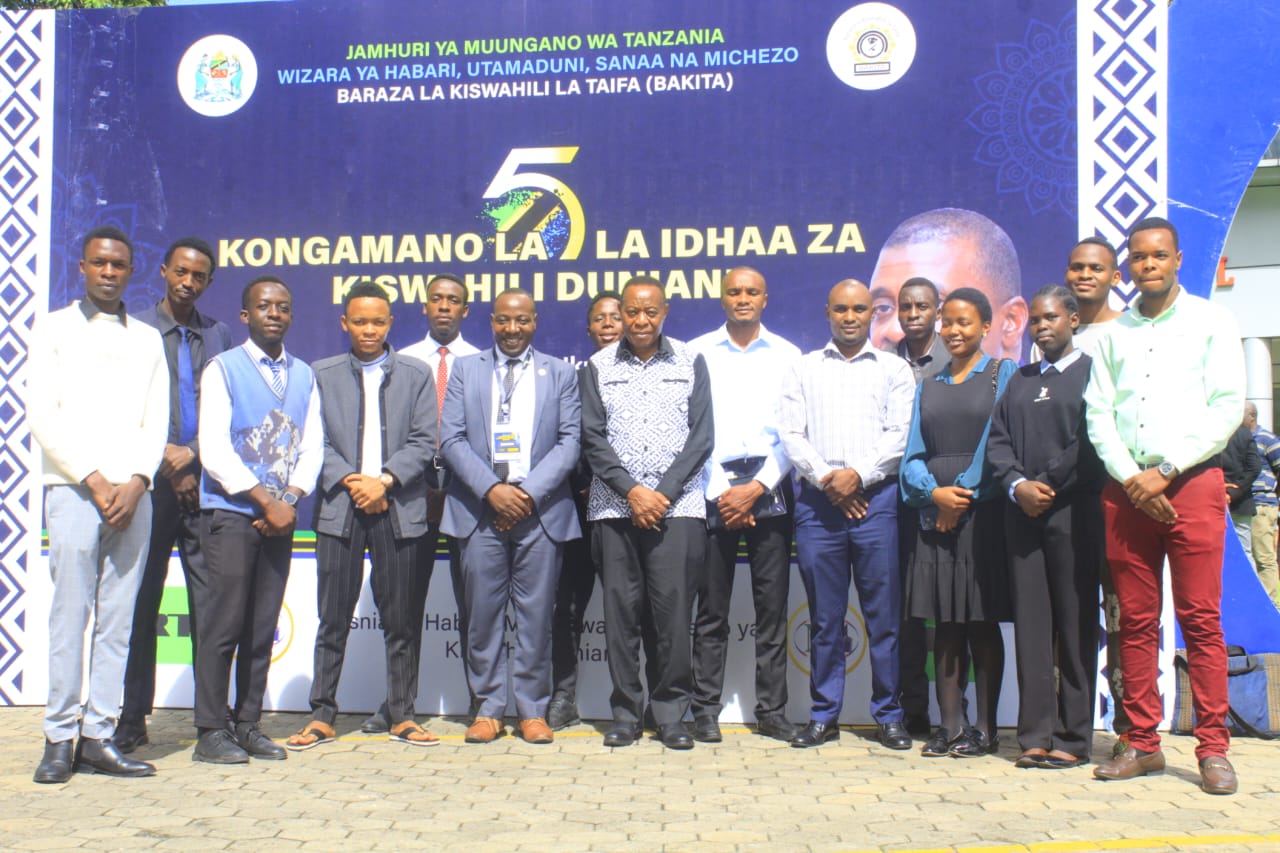 TUMA students and staff at the Kiswahili world conference (BAKITA)